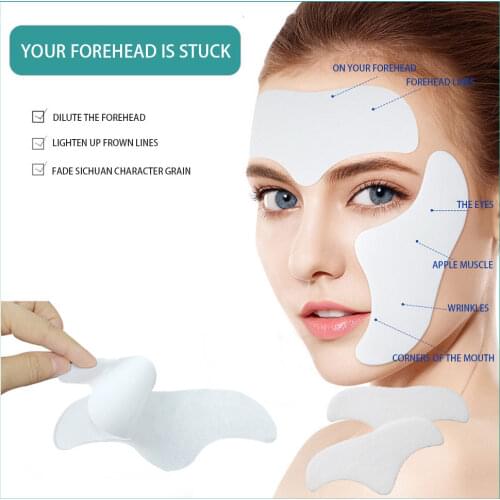 Reusable Silicone Wrinkle Removal Sticker Face Forehead Neck Eye Sticker Pad Eye Patches Anti Aging Skin Lifting Skin Care Patch