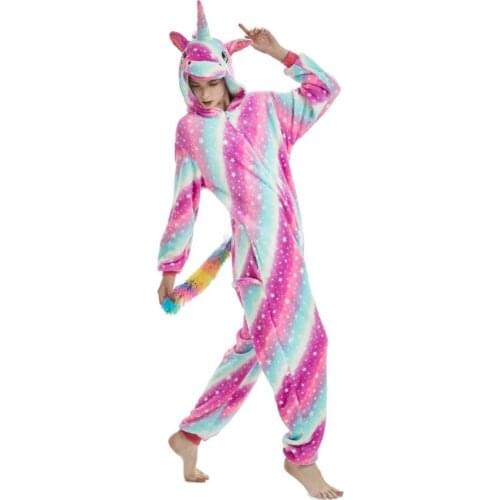 Fish scale unicorn unisex adult onesie kugurumi pajamas animal anime cosplay sleepwear one piece pajamas set home clothing