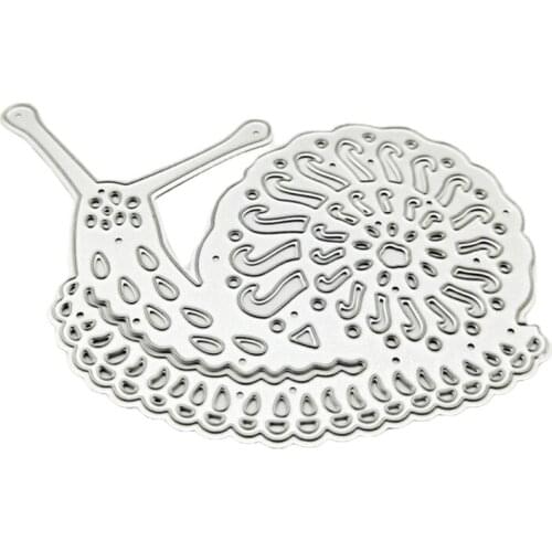 68UE Cartoon Snail Cutting Die Delicate Cute Carbon Steel Blade Punch Stencils Dies