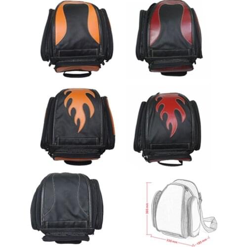 Universal Motorcycle Luggage Bag Tank Tail Helmet Saddle Bags Backpack Chopper Cafe Racer Old School Bobber Touring For Honda