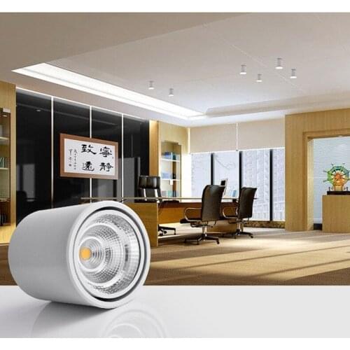 Rotating COB LED Ceiling light Surface mounted Cylinder Ceiling lamps 5W/7W/10W/12W/15W/20W Bedroom Living room clothing store