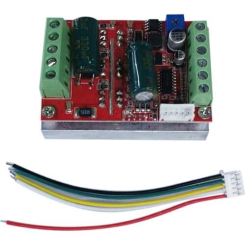 1Pc 400W 9-60V BLDC 3 Phase DC Brushless Motor Controller PWM Hall Motor Control Driver Speed Control Board
