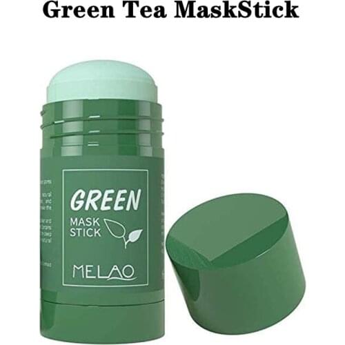 1PC Korea Green Tea MaskStick Green Tea Extract Deep PoreCleansing Moisturizing Skin BrighteningRemovesBlackheads Acne Treatment