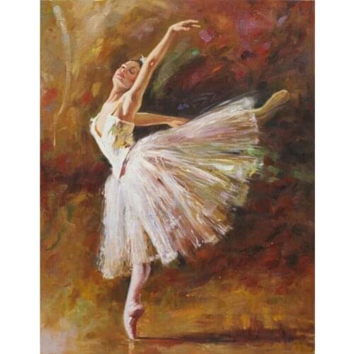 100% Full 5D Diy Daimond Painting Cross-switch Beautiful Ballet 3D Diamond Painting Square/Round Rhinestones Painting Embroidery