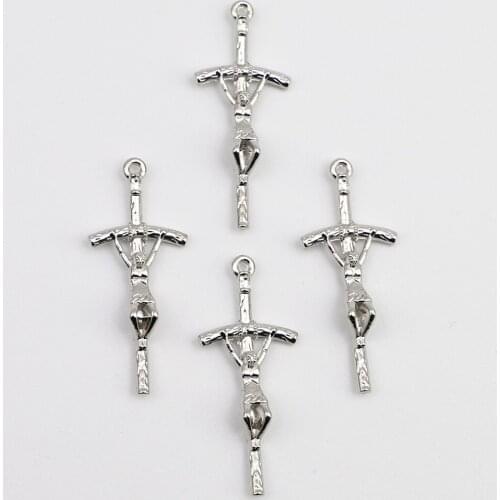100pcs of 1.5 Inch Papal Crucifix Cross Pendant