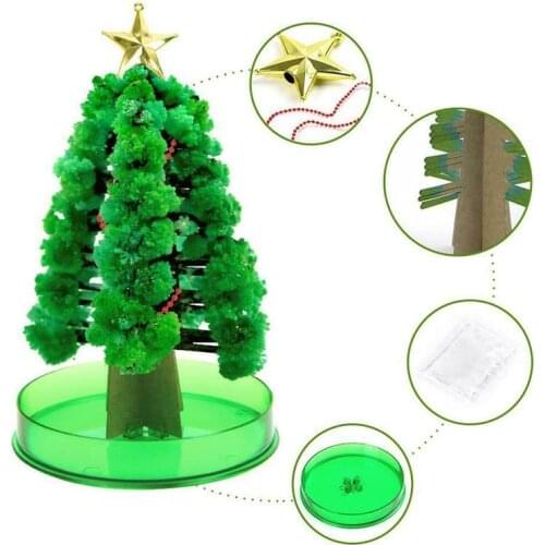 2020 Hot Sale Magic Growing Christmas Tree Crystal Gift Toy Stocking Filler Boys Girls For Toys Girls Novelty Xmas 10ml