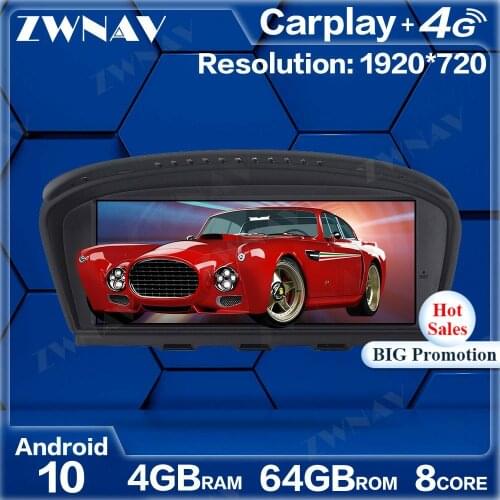 4GB+64GB Android 10.0 Car Multimedia Player For BMW 5 Series E60 2005-2010 car GPS Navi Radio navi stereo Touch screen head unit