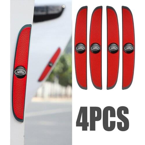4Pcs Car Door Anti-Collision Bumper Strip Guards Side Edge Protector Sticker For Land Rover Range Rover Evoque Discovery