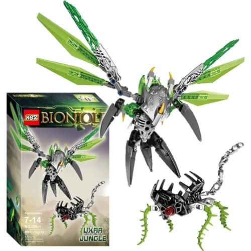 BIONICLE Uxar Creature of Jungle Action Figures Building Block Robot Toys For Kids Boy Compatible Major Brand 71300 89pcs/Set