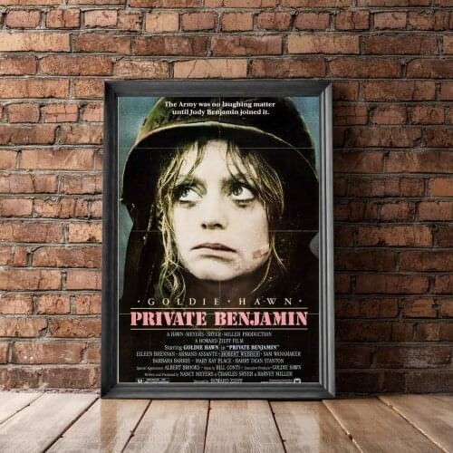 Private Benjamin (1980) Poster American comedy film Decor Goldie Hawn Eileen Brennan Armand Assante Art Gift