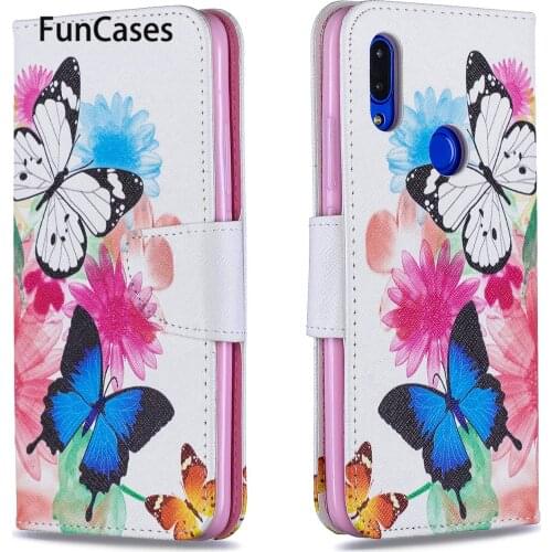 Patterned PU Leather Book Case For Xiaomi ajax Redmi 7 Exotic Smart Phone Covers sFor Carcaso Xiaomi Redmi estuche Y3 Csse