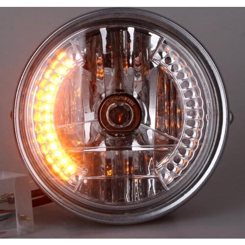 GZYF 8 inch Motorcycle Headlight With Turn Signal For Harley Bikes / Curisers / Choppers / Custom Strong light