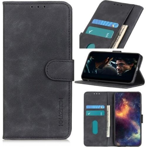 For LG Stylo 7 KHAZNEH Retro Texture PU + TPU Horizontal Flip Leather Case with Holder & Card Slots & Wallet