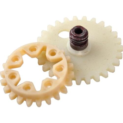 LETAOSK Oil Pump Worm Gear & Spur Wheel Set Fit For Stihl 038 MS380 MS381 Chainsaw 1119 640 7100 1119 642 1501