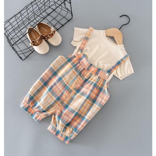 Summer 1 2 3 4 5 6 Years Babys Birthday Girl Clothes Outfit Sets T-shirt Strap Suit For Baby Girls Clothing Fashion Design Sets