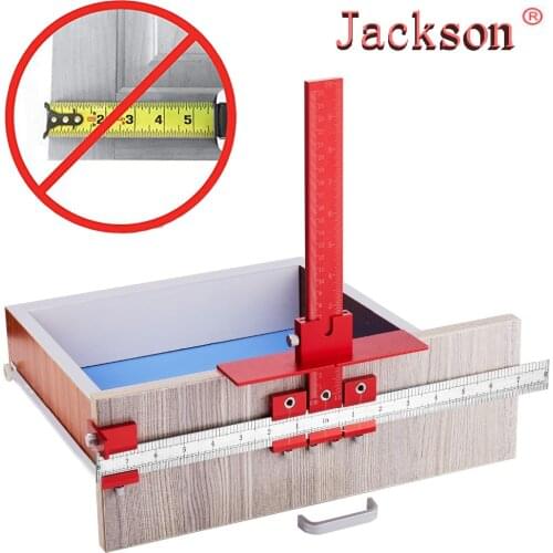 Metric and Imperial Aluminum Alloy Drill Guide Sleeve Cabinet Hardware Jig Drawer Pull Wood Drilling Dowelling Tools