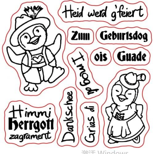 Clear Stamp Transparent seal for DIY scrapbooking/Card Making c581