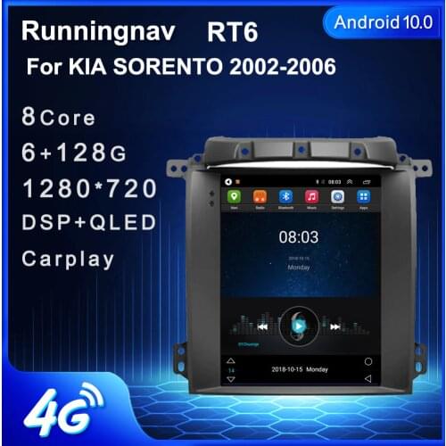 Runningnav For Kia Sorento 2002 2003 2004 2005 2006 Tesla Type Android Car Radio Multimedia Video Player Navigation GPS