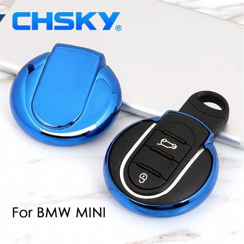 CHSKY Car Styling TPU Car Key Case Shell For BMW MINI Cooper S R50 R53 F54 F55 F56 Car key Cover Case Car Styling Accessories