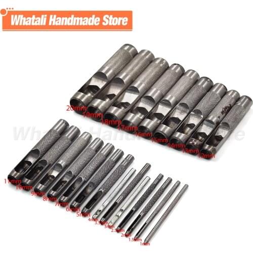 1.0mm-25mm All Size Pick Leather Hollow Punch Leather Tools Puncher Leathercraft Hole Punch Craft DIY For Clothing Belt Canvas