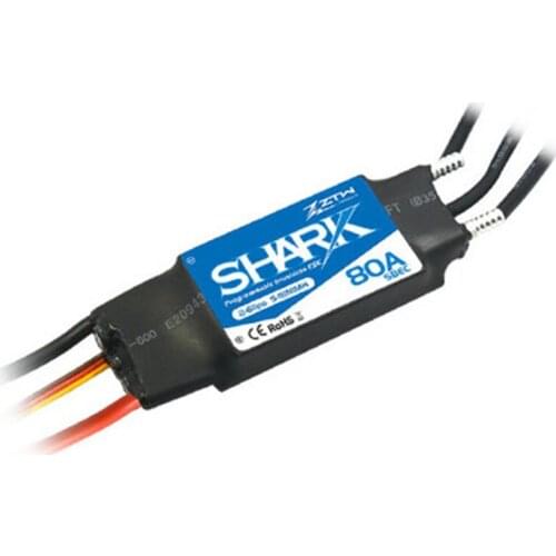 ZTW Shark 60A 70A 80A Brushless ESC water-cooled two-way waterproof RC ESC for RC Boat