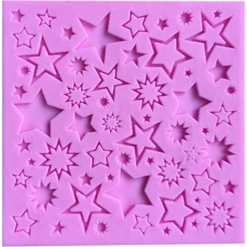 10.7*0.6CM DIY Sugar Craft Cake Star Petal Cake Silicone Mold Fondant Mold Cake Decorating Tools Gum Paste Mold
