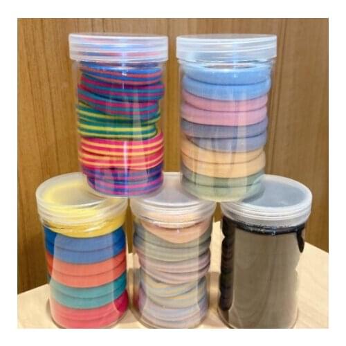 10pcs Ins Style Solid Color Hair bands Elastic rubber bands ropes Hair ties Scrunchies ponytail holder women hair accessories