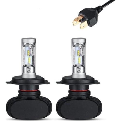 2xH4 LED Headlight Bulb 50W 9-32V 4000LM bright Waterproof High Beam Low Beam Integrated Headlamps Car styling Headlight For CAR
