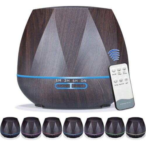 550ml air humidifier remote control essential oils for aromatherapy diffusers ultrasonic humidifier household essential atomizer