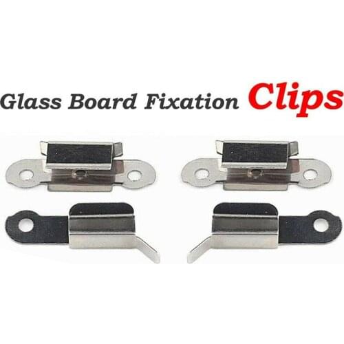 BAAQII 4pcs 3D printer parts For Ultimaker 2 UM2 Build Platform Retainer stainless steel glass heated bed clip clamp Accessories