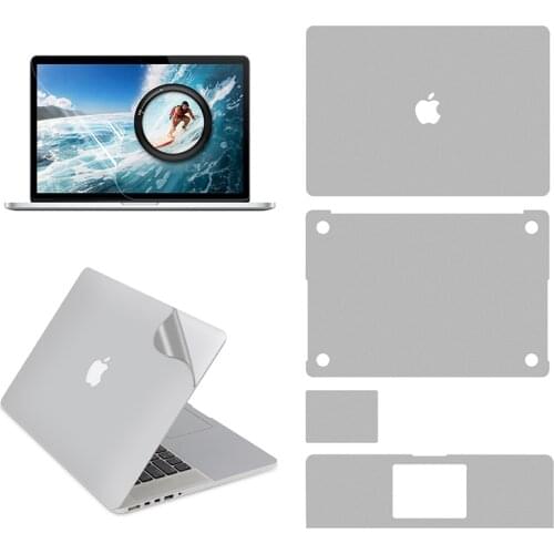 Full Body Skin for MacBook Pro 15 inch A1398 model, Include Top + Bottom + Touchpad + Palm Rest Skin + Screen Protector