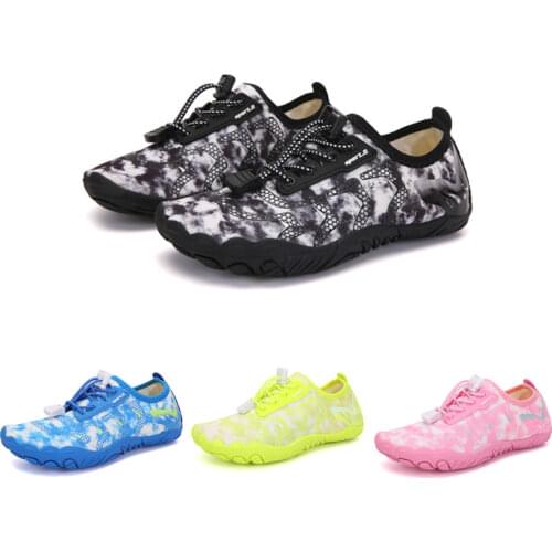 Mens Womens Breathable Non Slip Barefoot Aqua Shoes Family Boys Girls Quick-Dry Wading Shoes Upstream Beach Water Sports Shoes