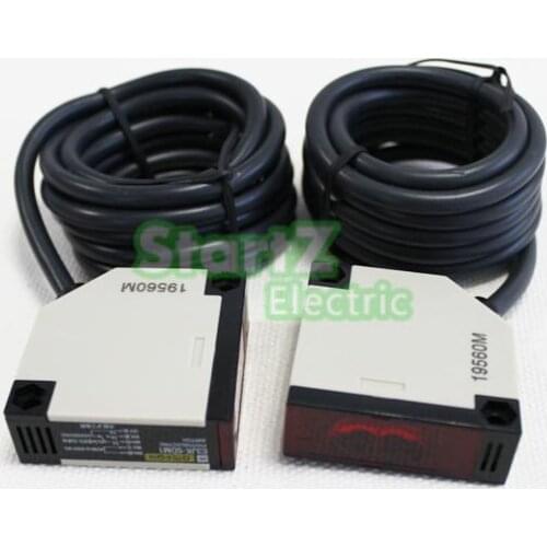 E3JK-5DM1 NO+NC DC12-24V Bijection Photoelectric Switch Sensor, Detective Distance 5M