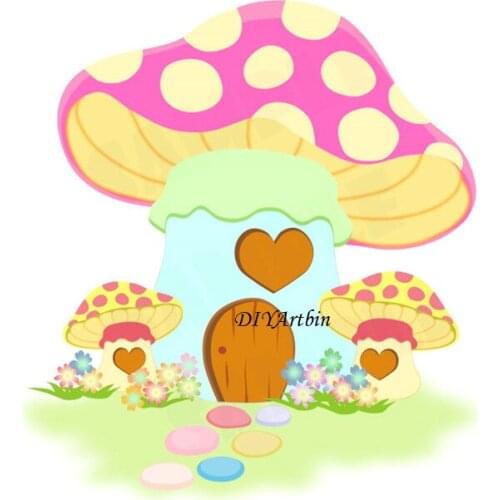 Mushroom Cutting Dies Easter Dies Metal Cutting Dies Stencils for DIY Scrapbooking Album Stamp Paper Card Embossing