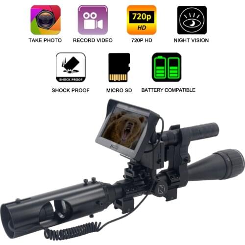 HD720P 3MP Video Recording Night-vision Device Gleam And Infrared Telescope Night-vision Instrument Night-Vision Device