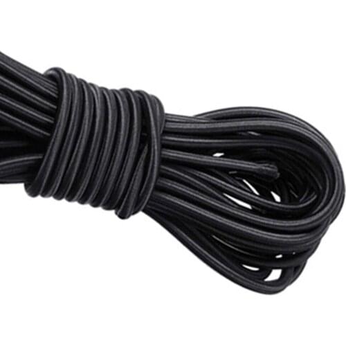 Kayak Bungee Rigging Kit 8 Meter Bungee Cord Black J Hook And Rivet