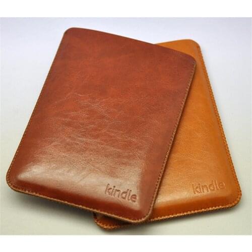 Leather Sleeve Pouch for Kindle Voyage NM460GZ Shockproof Case Amazon Kindle Paperwhite 1 2 3 4 10th Funda Covers