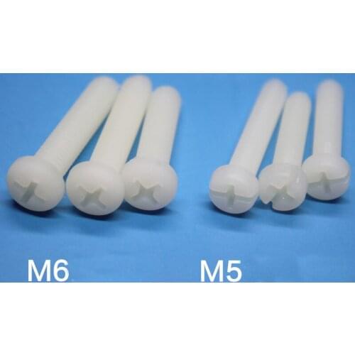 Round Head Plastic Screw M5 M6 Insulated Nylon Screws