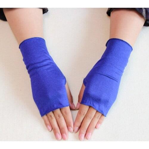 Summer Anti-UV Thin Glove Women Girl Fingerless Half Finger Mitten Outdoor Sport Cycling Driving Sun Protection Glove 2021 New