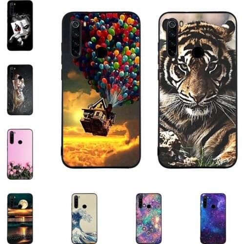 Soft Silicone Case For Xiaomi Redmi Note 8 Case Cute silicon Soft TPU Back Cover Coque For Xiaomi Redmi Note 8 Note8 Phone Cases