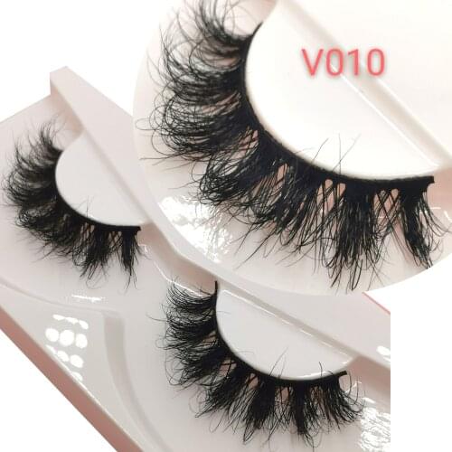 NEW Fluffy Mink Lashes Short Messy Wispy Natural Eyelashes 10mm-22mm Hamdmade Real 3D Mink Eyelashes Makeup False Lashes