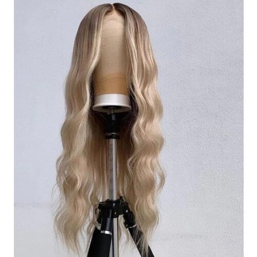 Ombre 613 Highlight Body Wave Lace Front Wig For Women Human Remy Hair Babyhair Natural Hairline Brazilian Can Dye Straight Soft