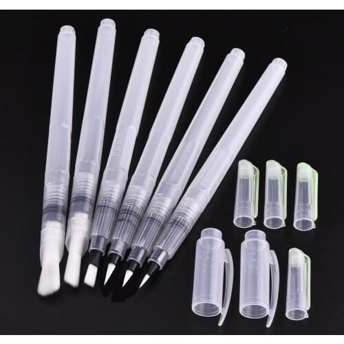 Portable paint S/M/L Watercolor Brush Calligraphy Painting Tool Refillable Ink Pen Art Paint Brush pen painting Art Markers