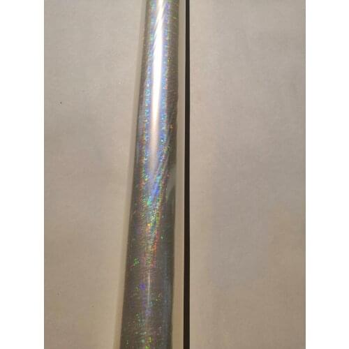 Transparent foil holographic foil cat eye pattern hot stamping foil 64cm x 120m for paper or plastic laminate film transfer