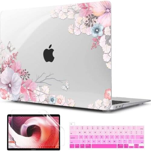 HD Plastic Clear Case for Macbook Air 11 12 13 A2337 2020 Pro 13 A2338 M1 A2289 15 16 Touch Bar 2019 A2141 screen film cover