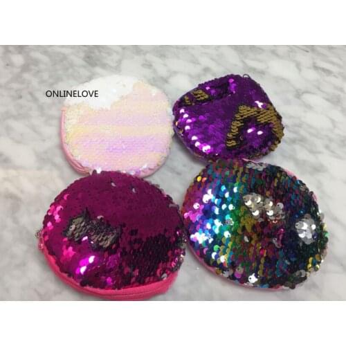 Multi-colors , 1x random - mini 10cm bright color womens hand Coin bag , kids coin bag , bolsa de moeda pouch purse