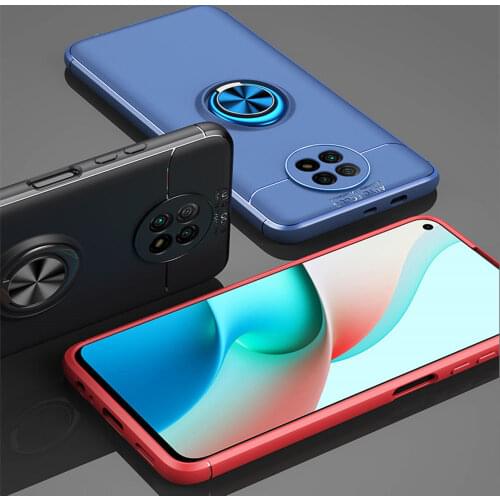 Redmi Note 9T Phone Case Xiomi Redmi Note 9 5G Multi Function Magnetic Ring 360 Rotation Anti-Drop Soft Silicone Back Cover