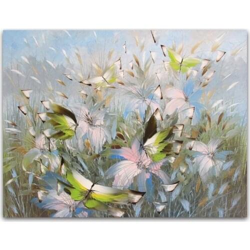 Oil Painting Hand painted Home Decoration painting modern rft painting pictures DM-15052804