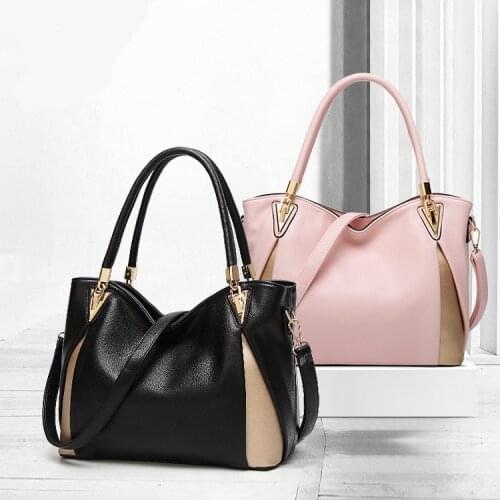 Messenger bag Women Bucket Shoulder Bag large capacity vintage Matte PU Leather lady handbag Luxury Designer bolsos mujer Black