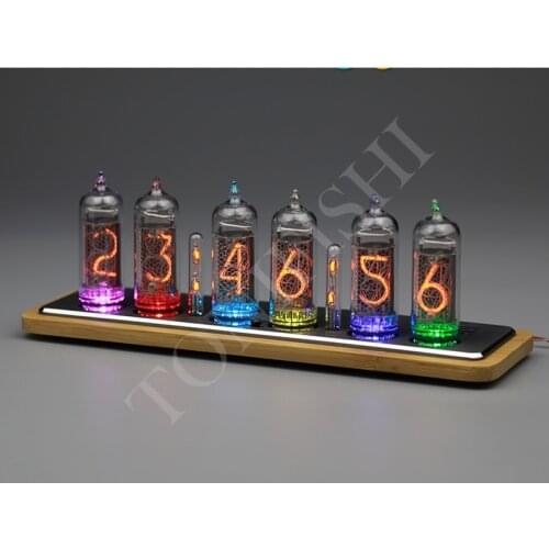 Omnixie glow clock ultra-thin smart WIFI US IN-14 tube clock digital clock